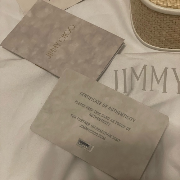 Jimmy Choo Rafia Crossbody Cherie Bag - Picture 9 of 14